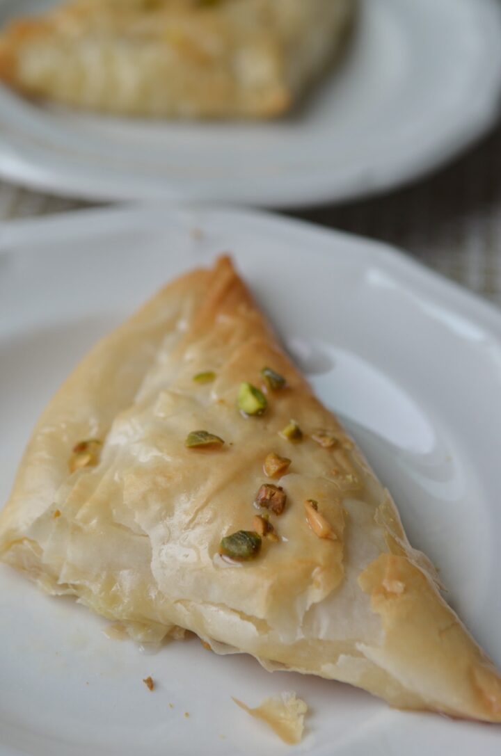 Baked Shaabiyat lebanese pastry