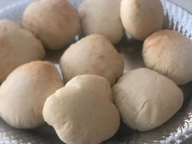 Baked loaves of heavenly Armenian pita bread 