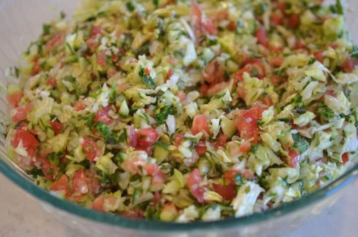 Armenian salad without grain