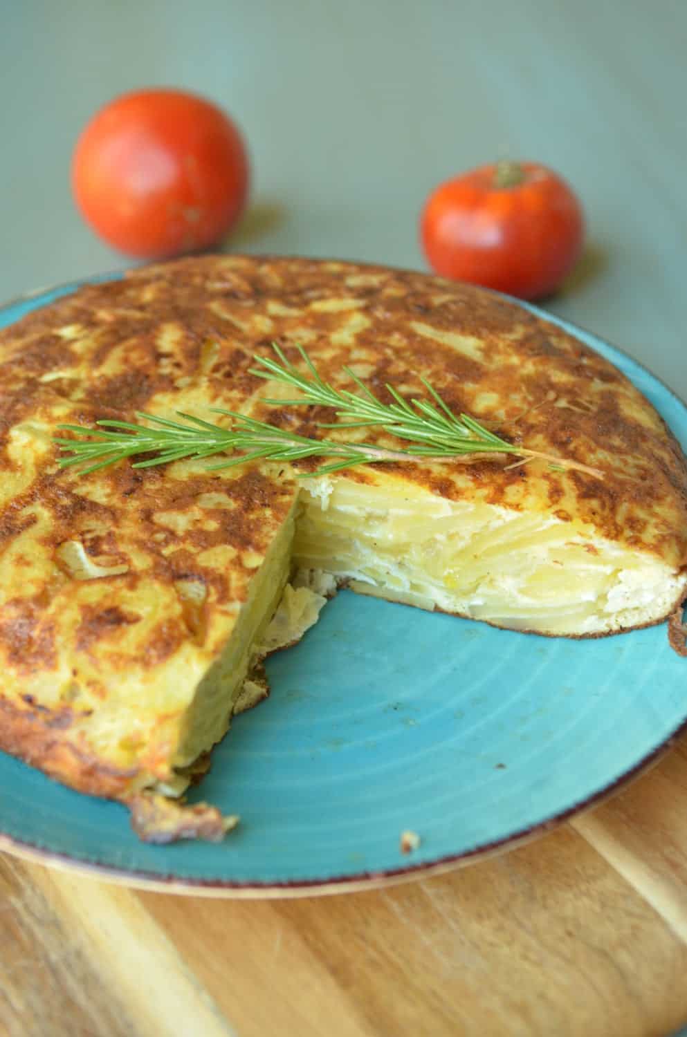 Tortilla de Patatas Española The Stuffed Grape Leaf