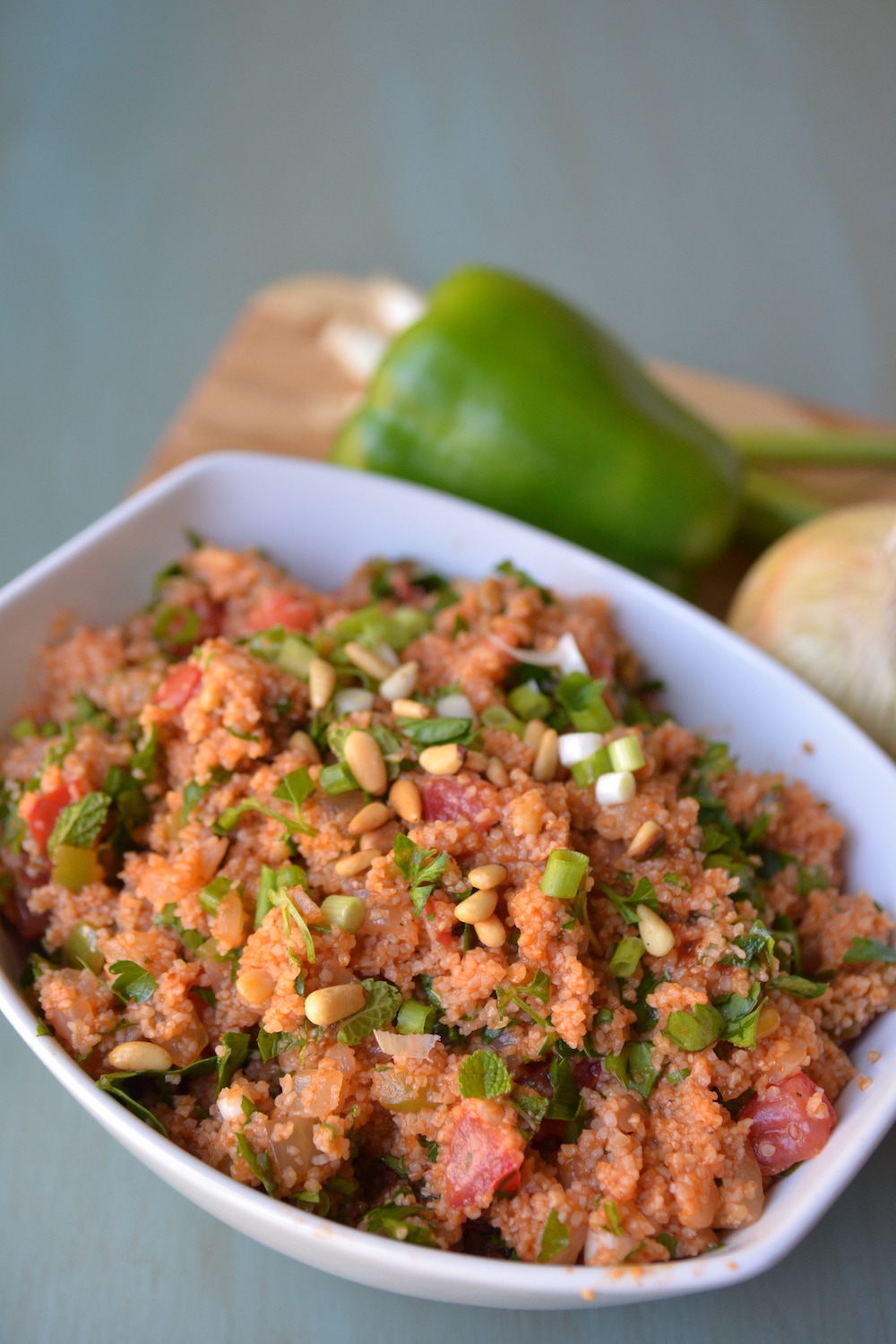 Eetch with Toasted Pine Nuts