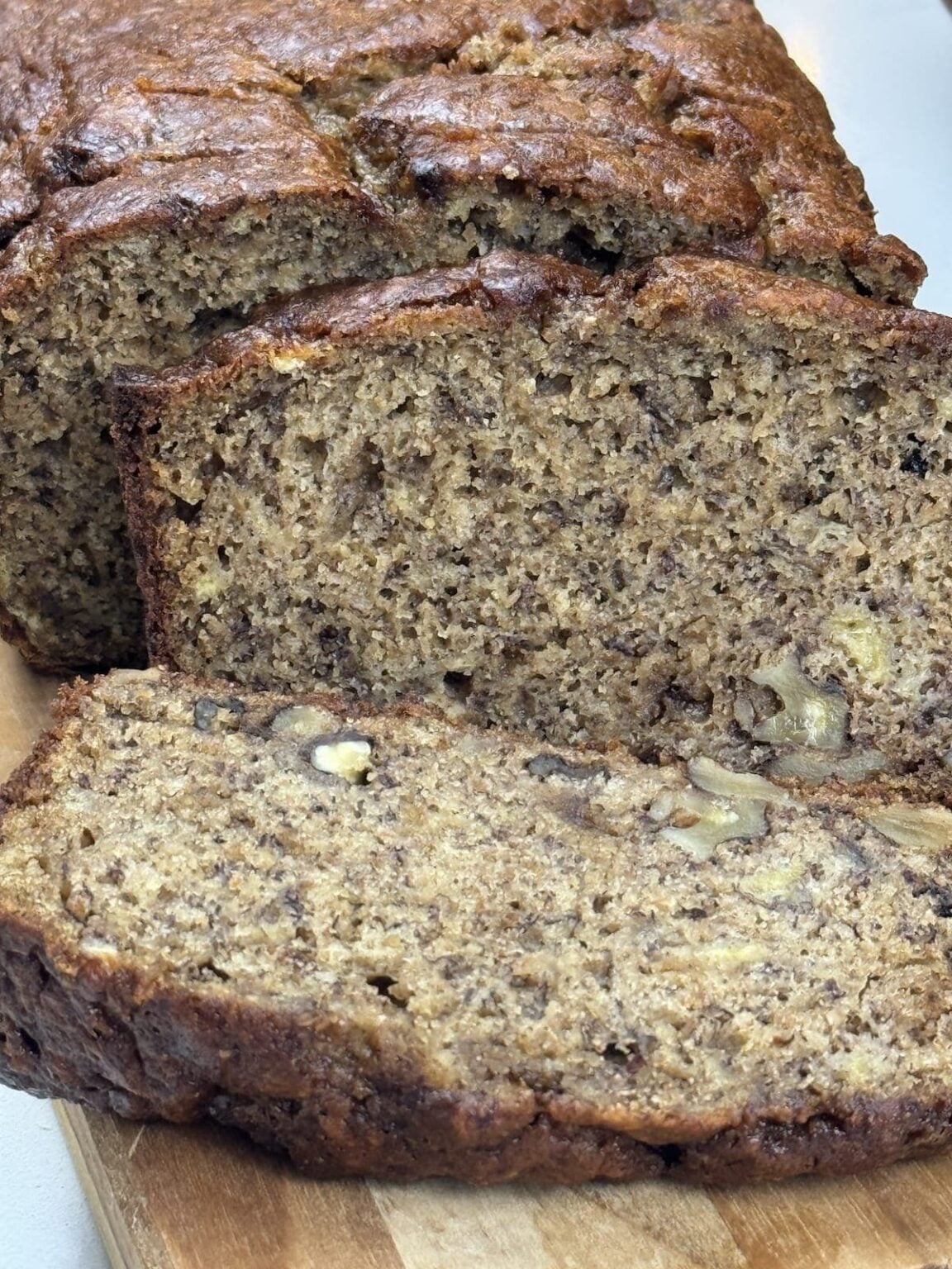 View of Flaxseed Banana Bread | thestuffedgrapeleaf.com